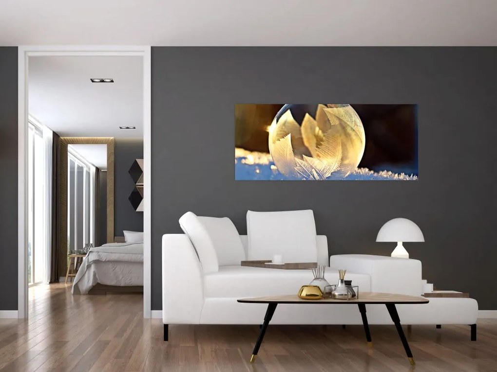 Tablou cu bulină înghețată (120x50 cm)