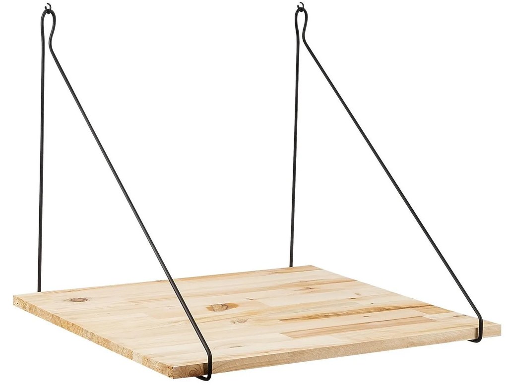 Raft Nusoma 1 (negru + lemn) . 1096007