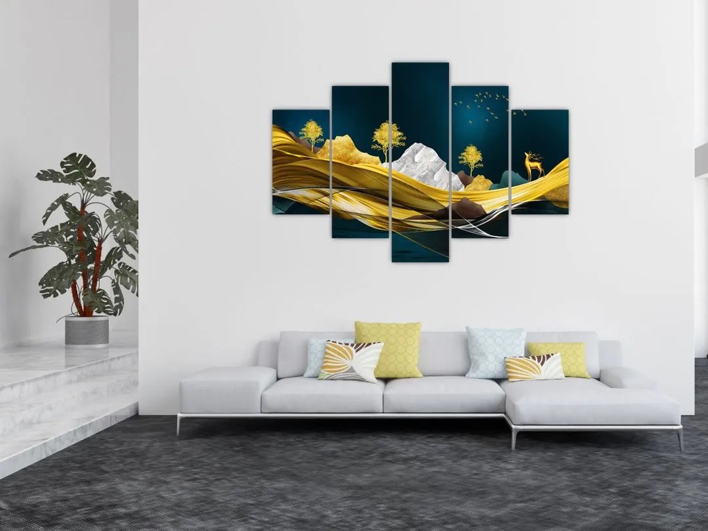 Tablou - Peisaj, cerb (150x105 cm)