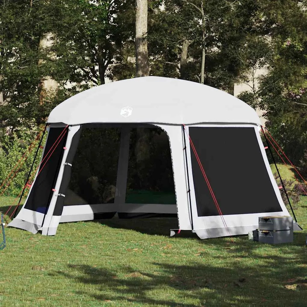 vidaXL Cort de piscină cu pereți detașabili, gri 512x458 cm