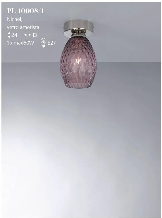 Plafoniera moderna design italian 10008 Amethyst