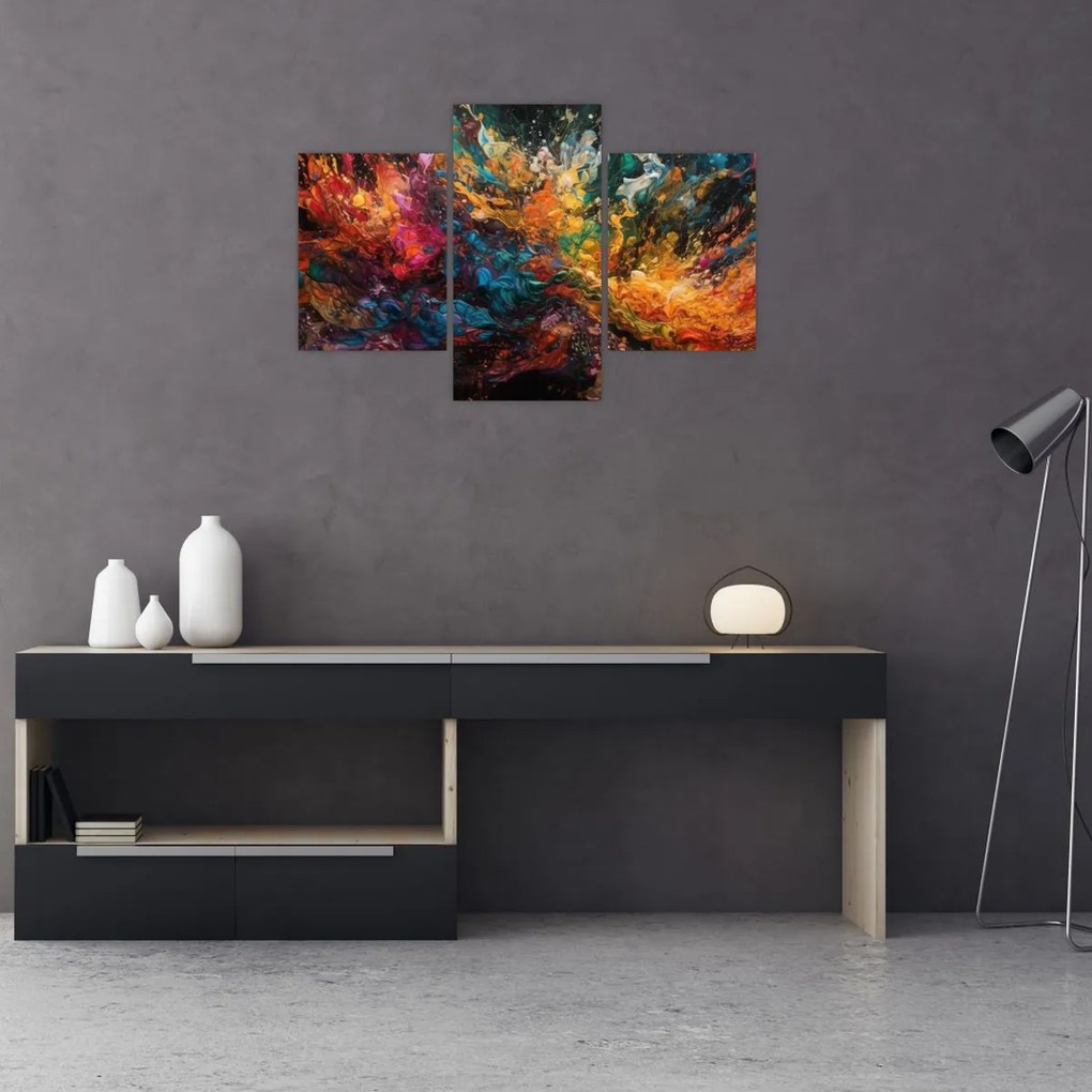 Tablou - Abstracția culorilor II. (90x60 cm)