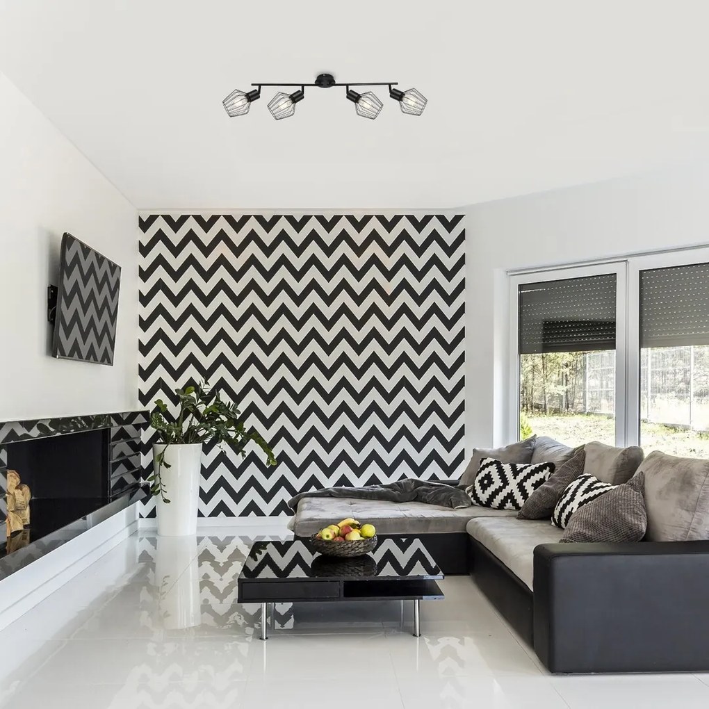 Plafoniera metal stil industrial Belano 4L