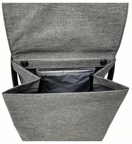Rolser Geantă de cumpărături pe roți Com Tweed 8Black Tube, gri