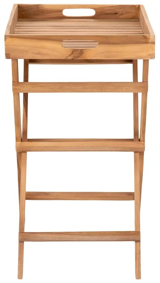 Masă de servire pentru grădină din lemn de tec 29x39 cm Ronda – House Nordic