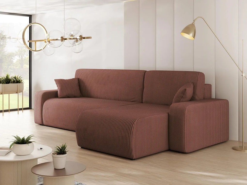 Colțar Euston L S (teracotă) (cu sp. depozitare). Promo -17%. 1105036