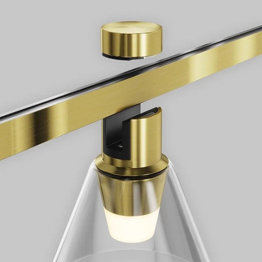 Accesoriu, Spot pentru Sistem Modular Magnetic Flarity, Bianca alama