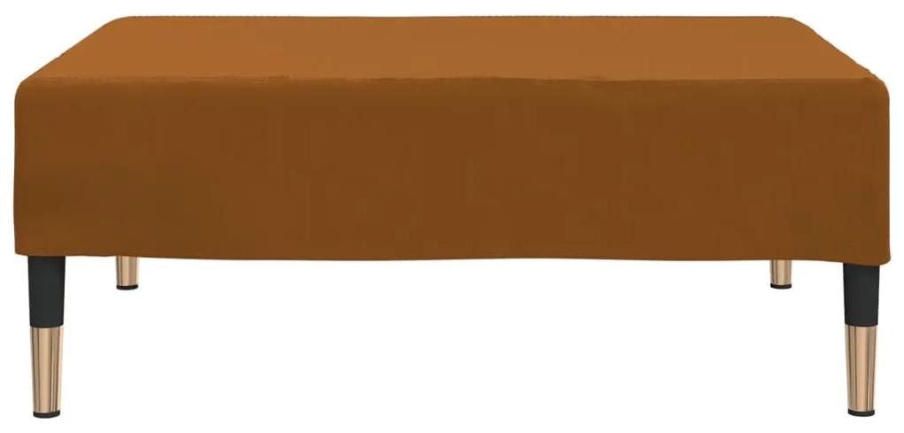 Taburet, maro, 78x56x32 cm, catifea Maro