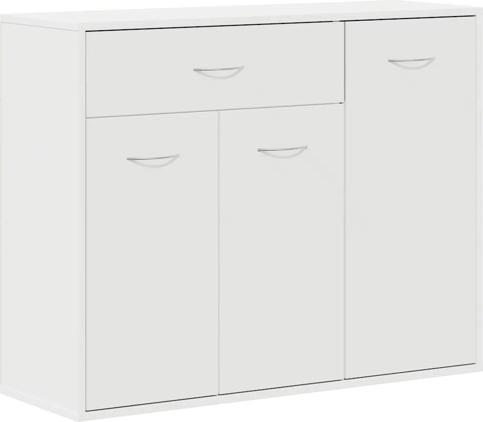 vidaXL Dulap, alb, 88 x 30 x 70 cm, lemn prelucrat