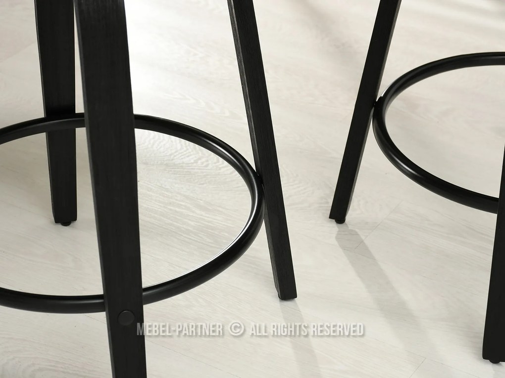 Scaun Rolf H (nuc închis + negru). 1110736