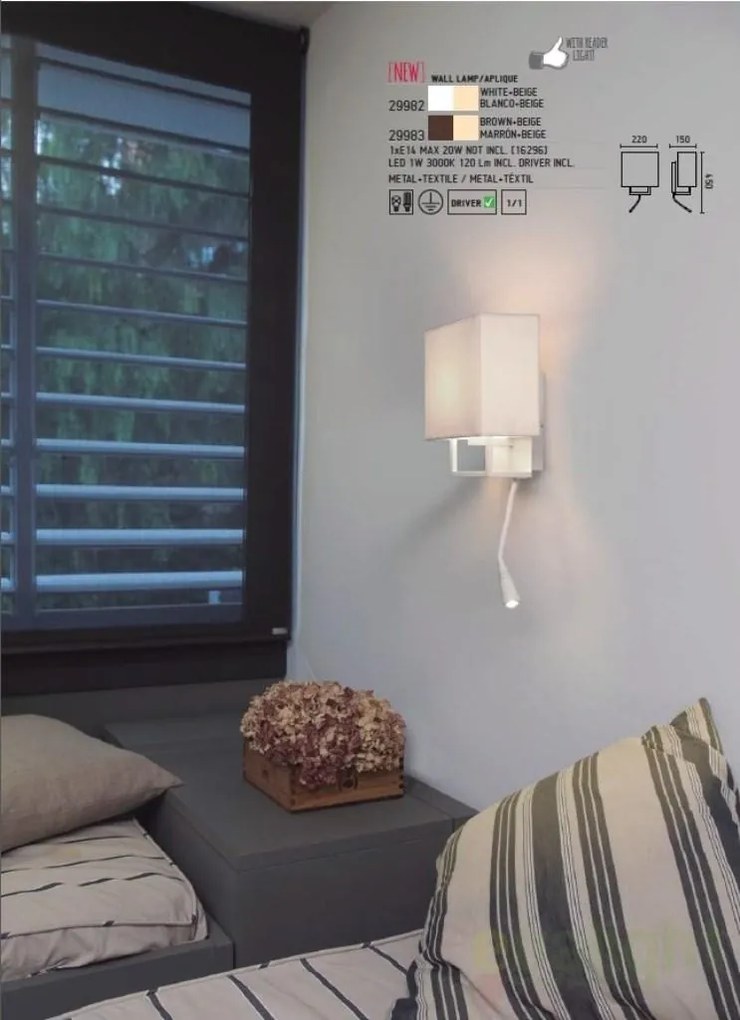 Aplica de perete moderna LED Vesper 29983
