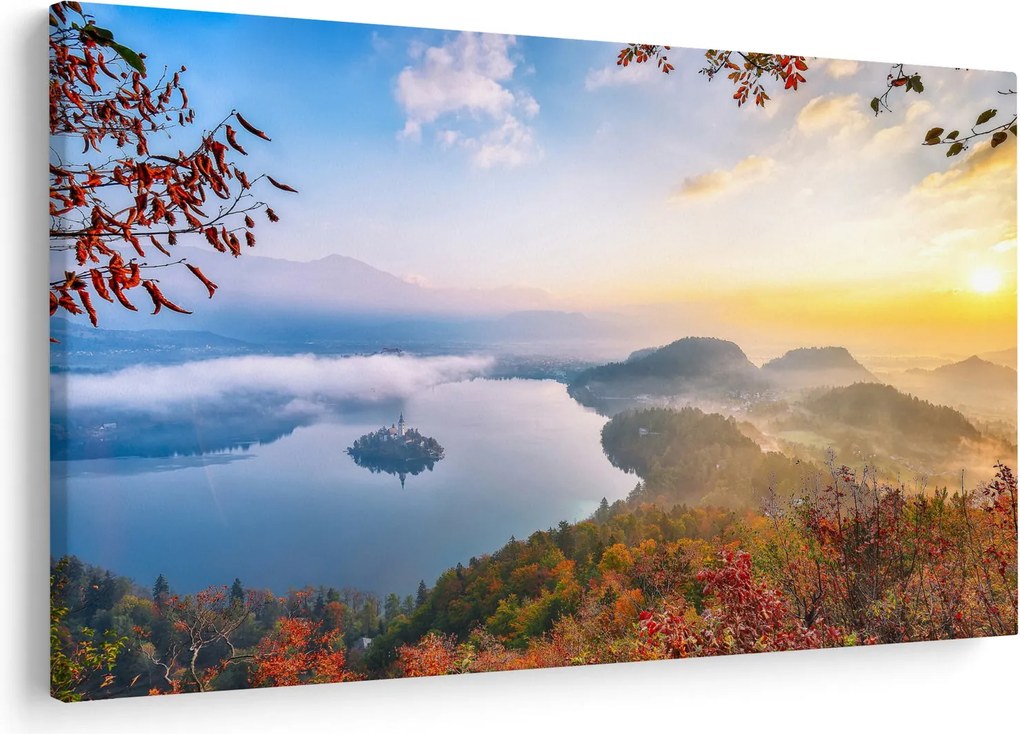 Tablou - Lacul Bled (90x60 cm)