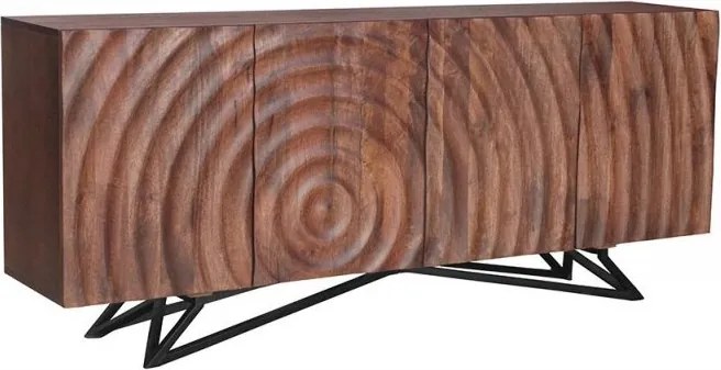 Comoda design natural industrial Zen 180cm