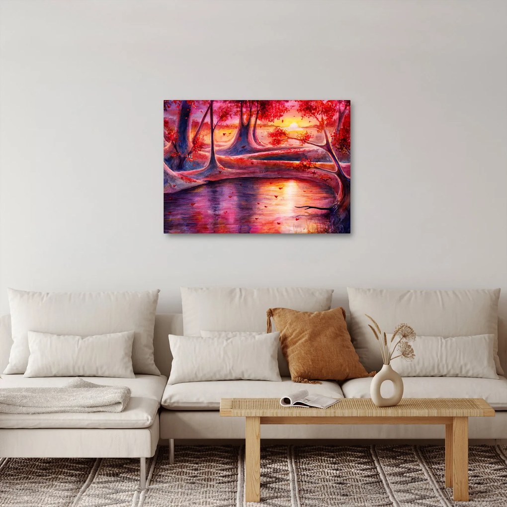 Tablou cu pădurea fermecată (70x50 cm)