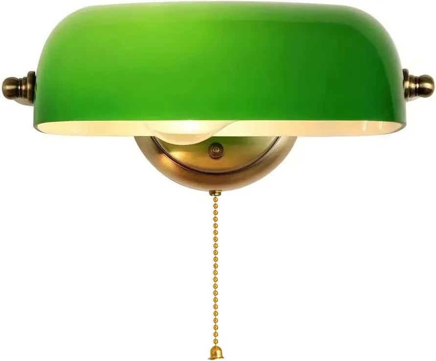 Brilagi - Aplica de perete BANK OFFICE 1xE27/60W/230V alama/verde