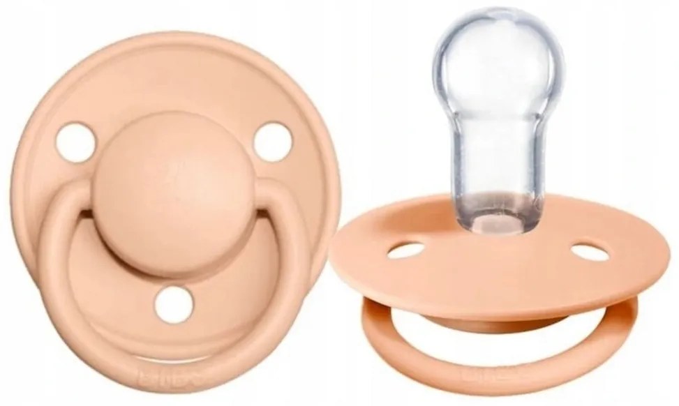 BIBS DE LUX - Suzeta din silicon, - 36 m, piersică