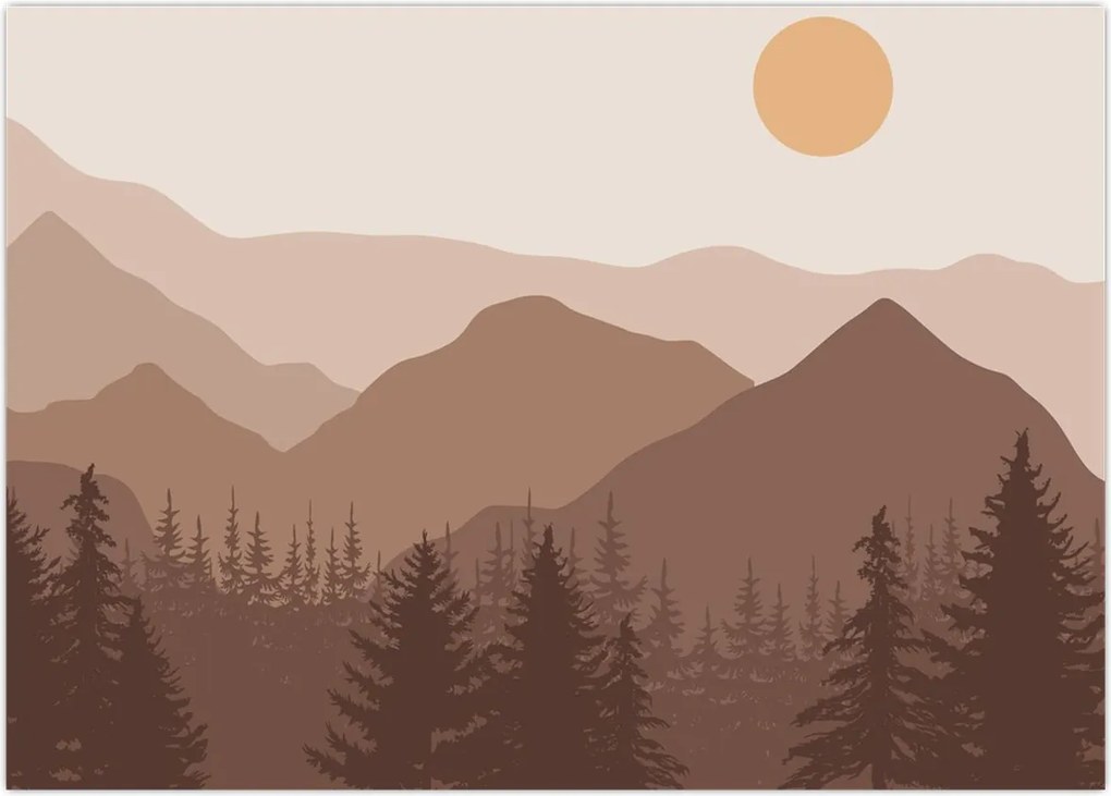 Tablou - Munții Maro N⁰1 (70x50 cm)