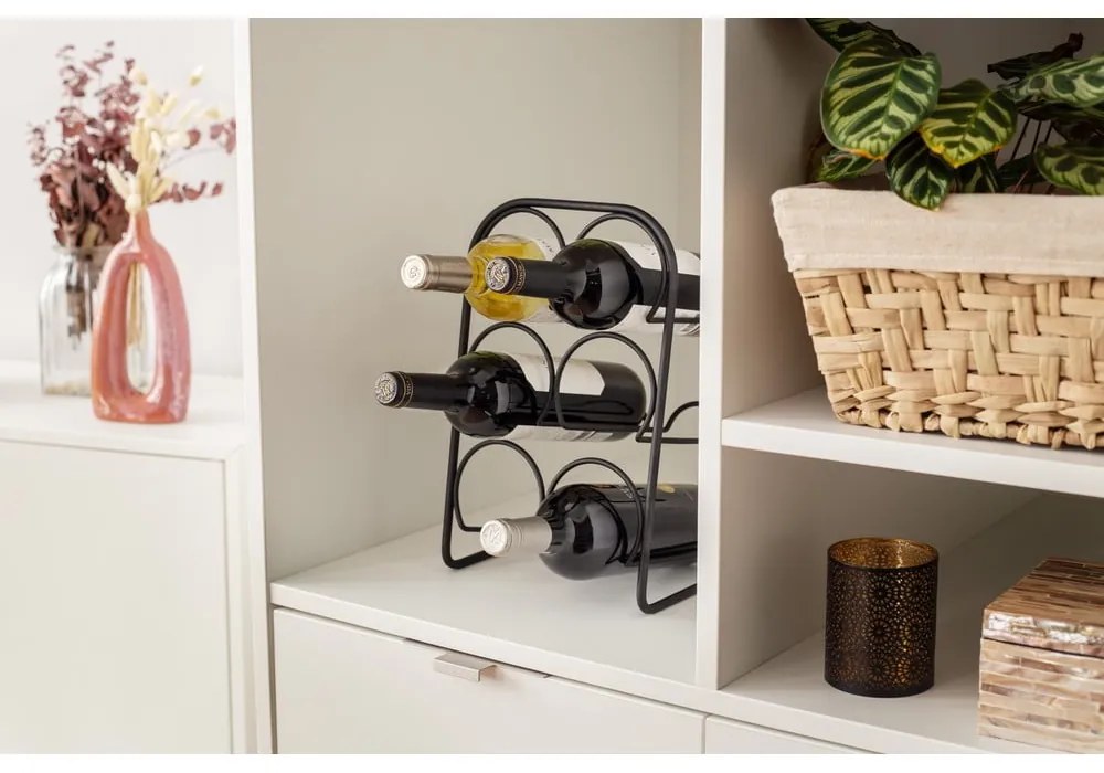 Suport pentru sticle de vin din metal număr sticle 6 – Compactor