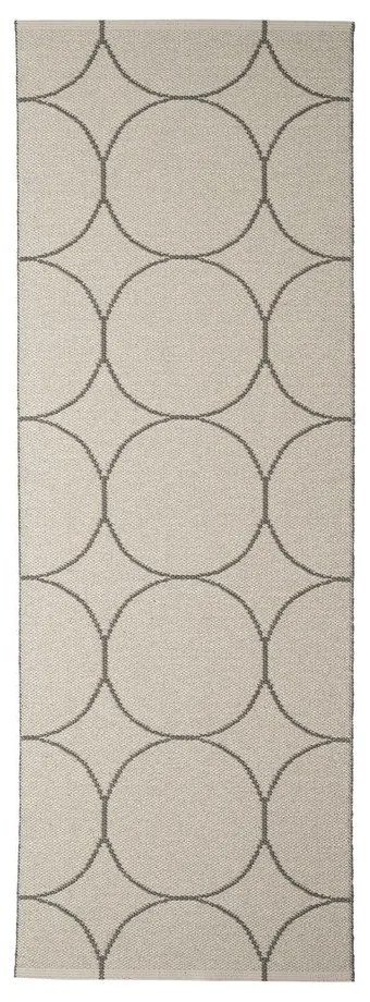 Covor tip traversă pentru interior și exterior gri închis 70x200 cm Boo Charcoal Linen – Pappelina