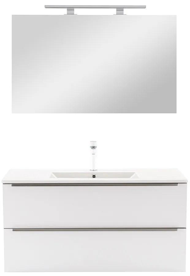 Mobilier complet de baie Vario Trim 100 alb-alb