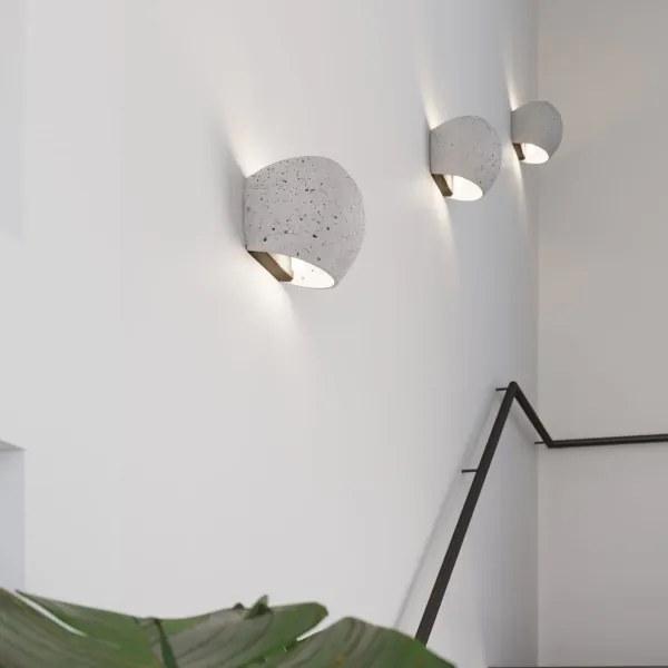 Sollux SL.1362 - Aplica de perete GLOBE 2xG9/8W/230V beton/gri
