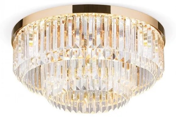 Lustra LED design LUX PRISM 55cm, 24K gold plated