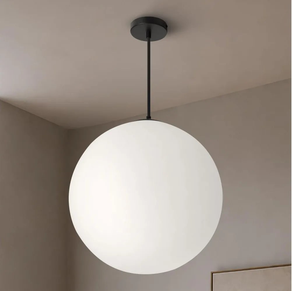 BRILAGI - Pendul suspendat pe cablu POLOS 1xE27/40W/230V Ø 40 cm negru