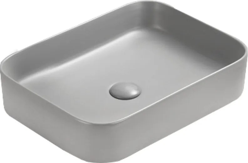 Mexen Vena chiuvetă pe blat 50 x 37 cm, gri deschis mat - 22195061