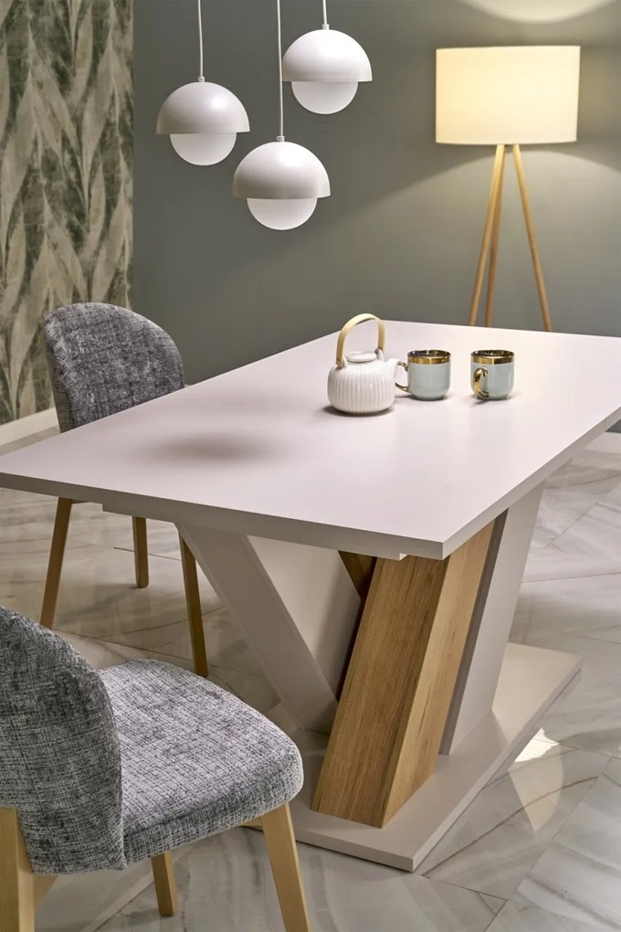 Masa extensibila Brandon casmir/stejar cremona L160-200 cm