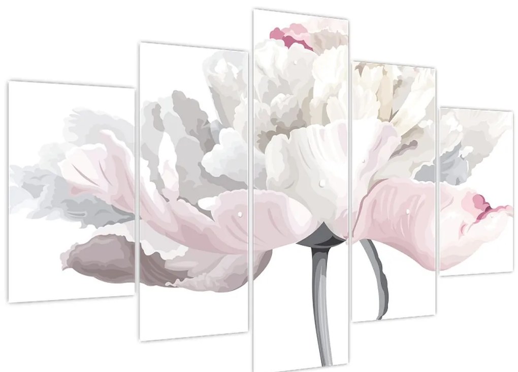 Tablou - Floare de trandafir (150x105 cm)
