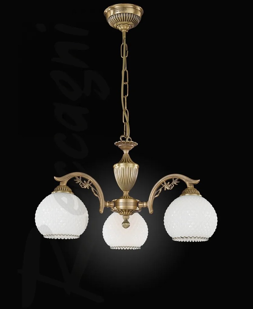 Candelabru din alama cu 3 brate design italian 8600