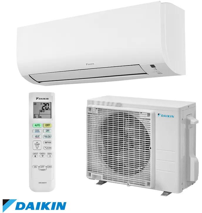 Aer condiționat cu invertor Daikin FTXP60N + RXP60N, 21000 BTU, 43 m2, A++, Wi-Fi, R-32, alb