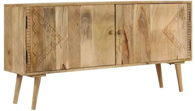 vidaXL Servantă din lemn masiv de mango, 120 x 30 x 60 cm