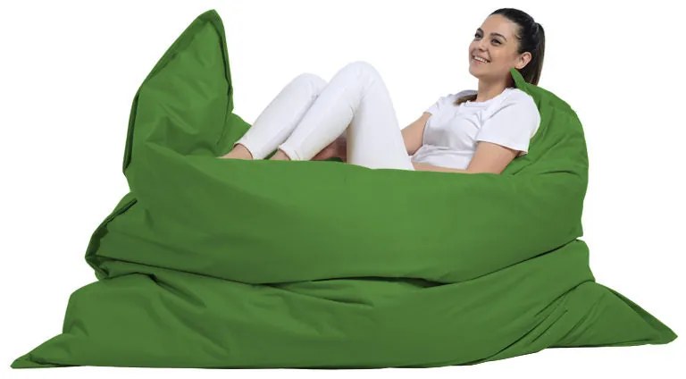 Fotoliu puf pentru grădină Giant Cushion 140x180 - Green