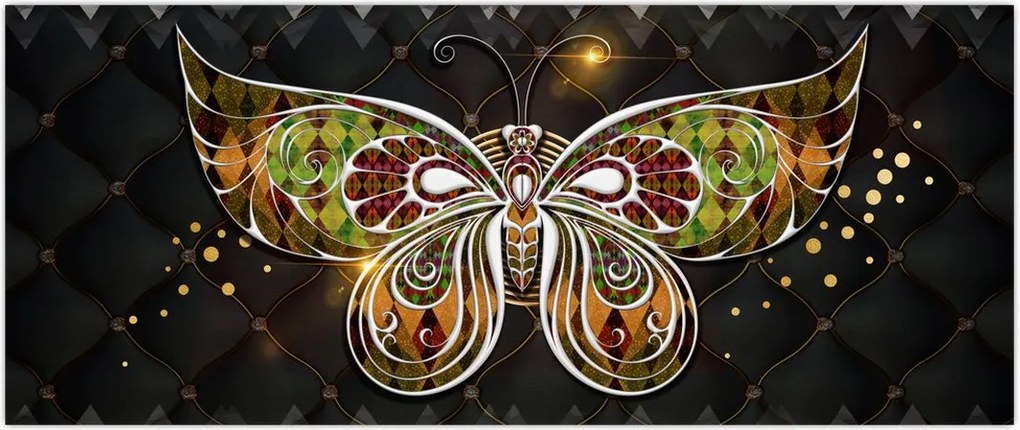 Tablou - Fluture magic (120x50 cm)