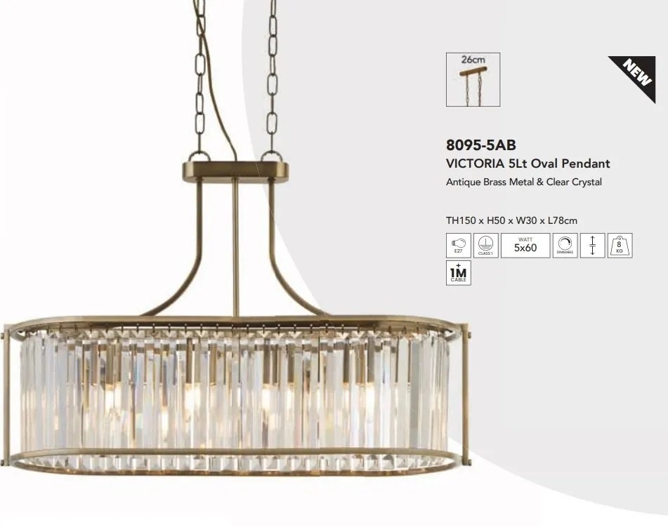 Lustra traditionala stil clasic Victoria oval alama antic