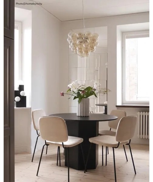 Lustră pe cablu ByRydens 4200440-5503 GROSS 8xG9/4W/230V fumuriu/maro