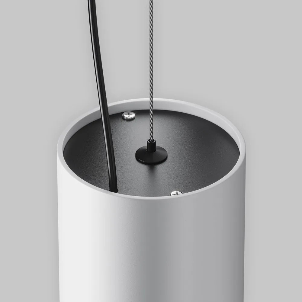 Pendul LED iluminat design tehnic Efir D-10,5cm 33W alb