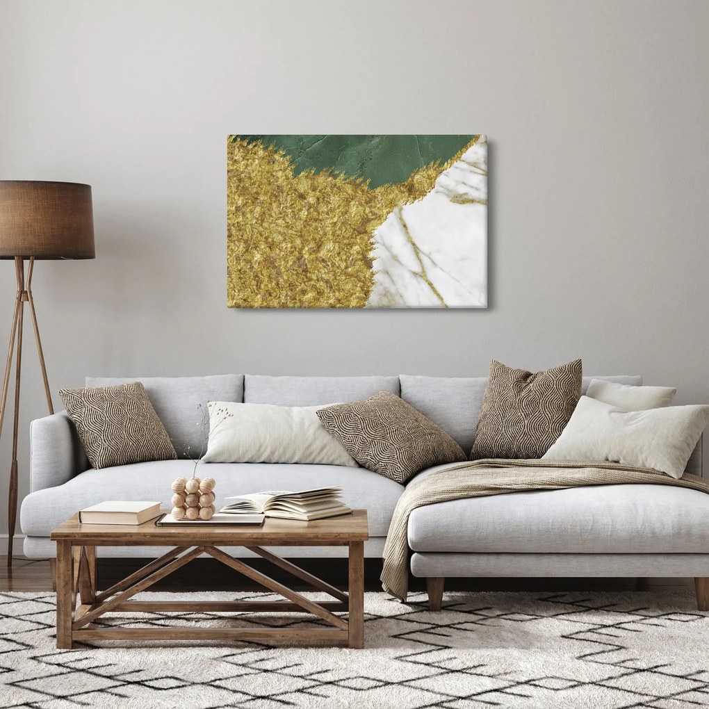 Tablou - Marmură verde N⁰2 (90x60 cm)