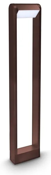 Brilagi - Lampă LED de exterior CROTONE, 7 W, 230 V, maro, IP54, 80 cm