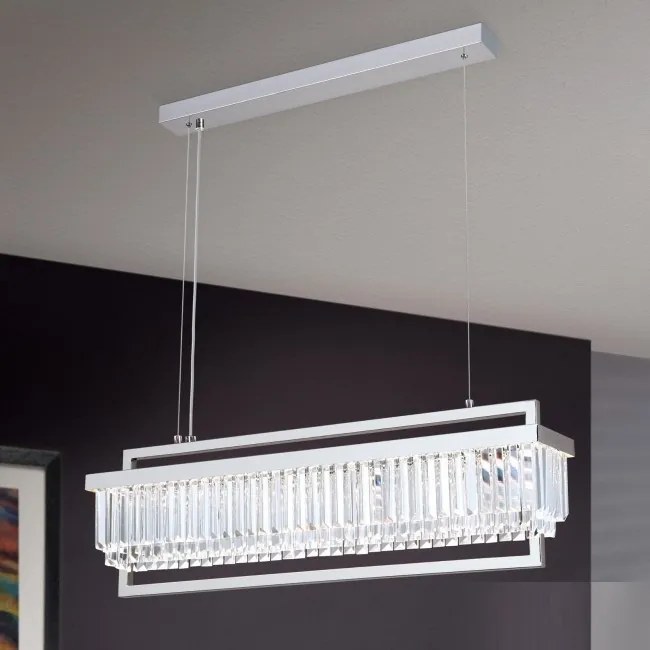 Candelabru, Lustra LED design LUX PRISM, chrome
