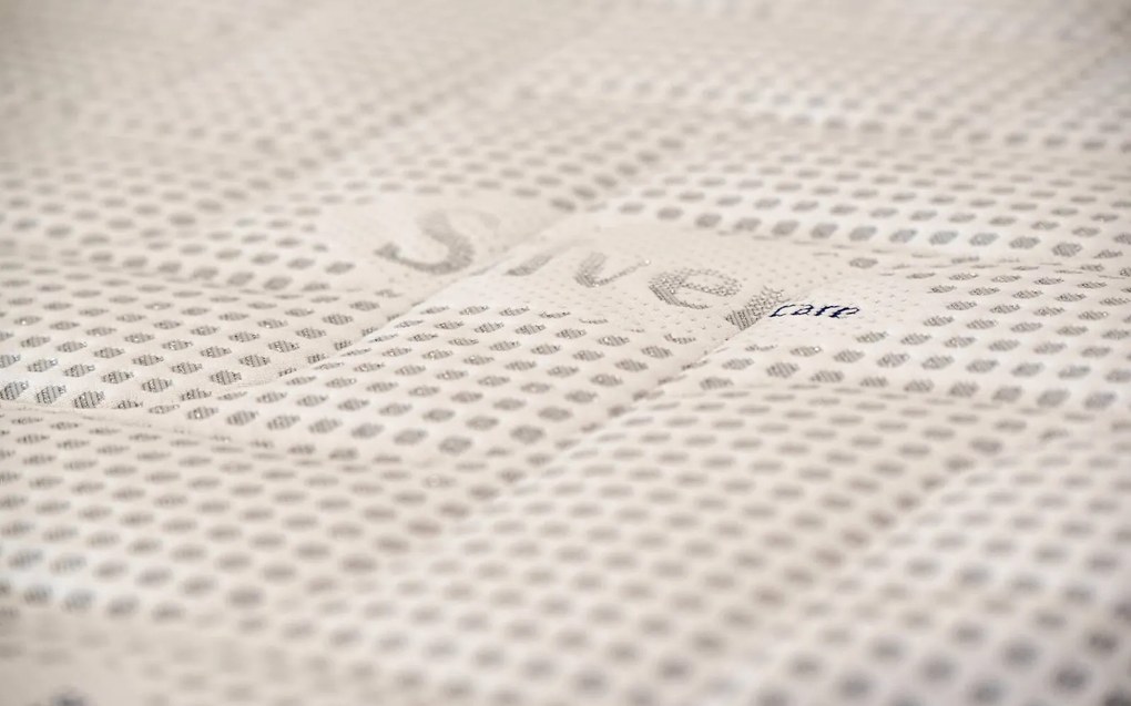 Saltea cu Spuma Memorie SilverCare, Grosime 24 cm, Husă cu Ioni de Argint, cu Mânere, Fermitate Medie - 200x200