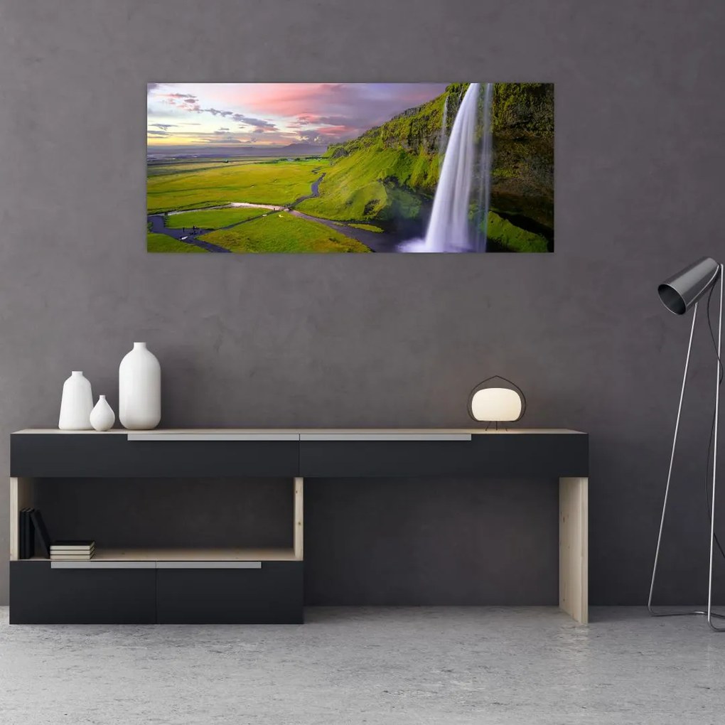 Tablou cu cascade (120x50 cm)
