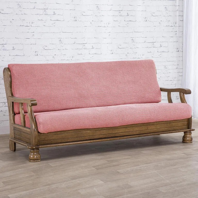 Huse care se întind foarte bine NIAGARA coral fotoliu triplu (l. 180 - 230 cm)