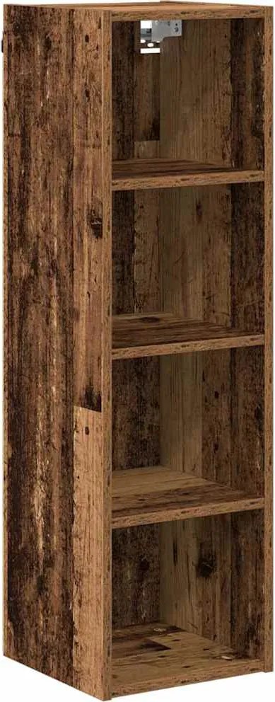 vidaXL Dulap suspendat Lemn vechi 30 x 29,5 x 100 cm Lemn compozit