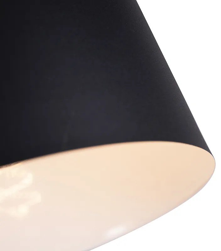 Lampă de podea retro neagră - Chappie