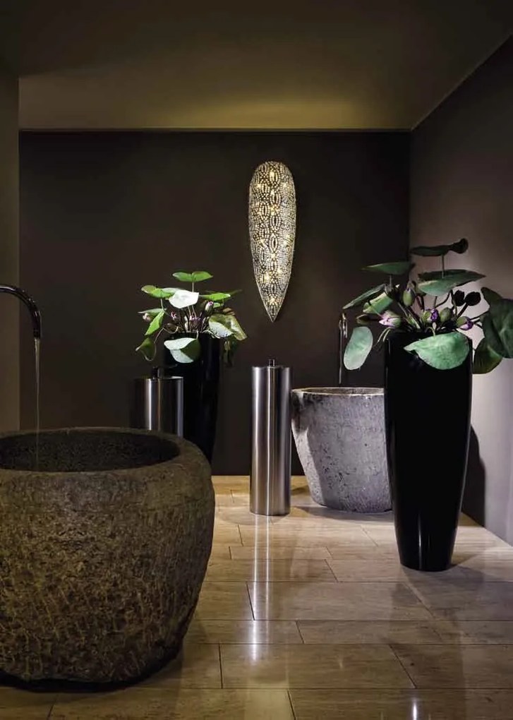 Aranjament floral design LUX, TOKIO, negru 110cm 1141184.96