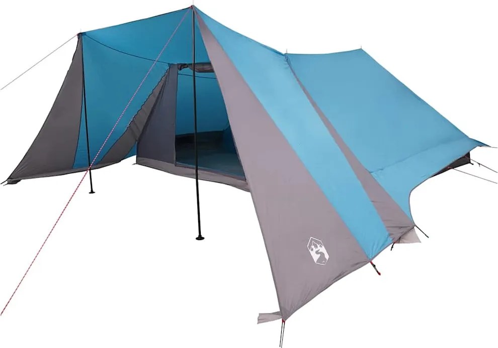 vidaXL Cort Tipi cu acoperiș albastru 660 x 456 x 200 cm tafta