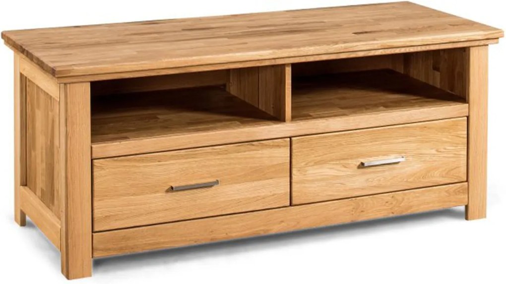 Comodă TV lemn masiv Lucca, 142 × 64 × 48 cm