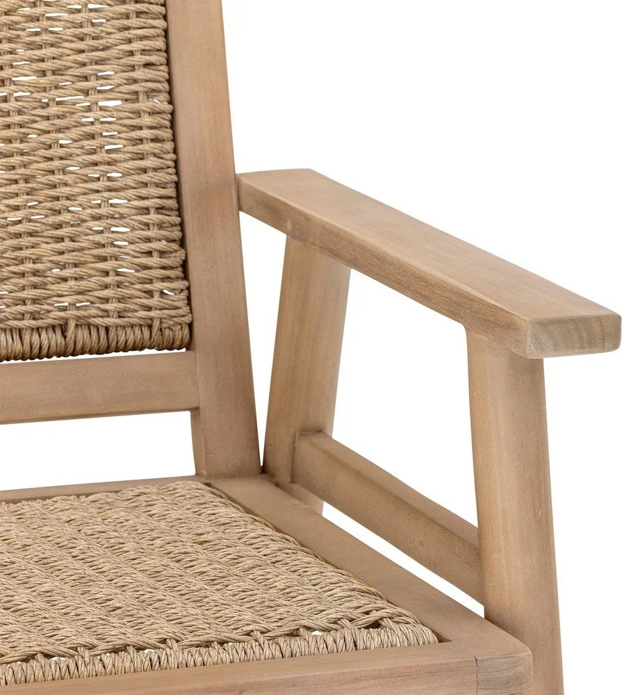 Canapea de grădină în culoare naturală din lemn masiv Sorrento – Bloomingville